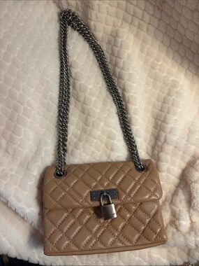 Kurt Geiger quilted mini leather cross body